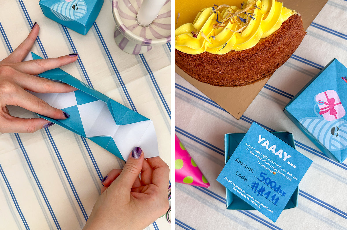 Craft Your Own Gift Box for Hobbii Gift Cards