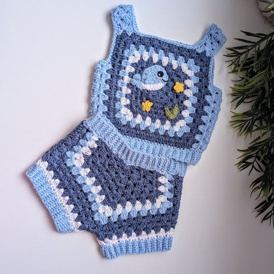 Summer Granny - Children’s Shorts & Vest
3