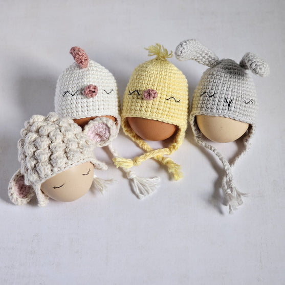 Cozy Egg Hats - Easter Decor
2