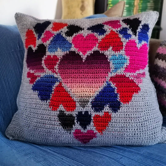 Heart Full of Joy - Housse de Coussin
