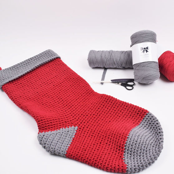 Crochet Ribbon – Chaussette de Noël
2
