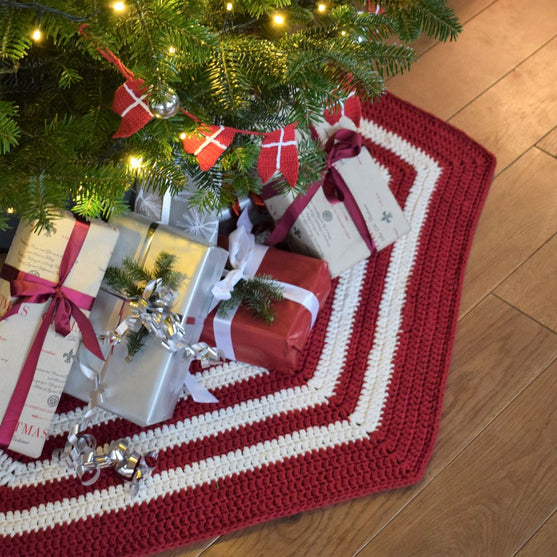 Tapis Sapin de Noël Crocheté
2