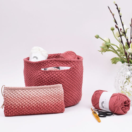 Sac pour fils au crochet avec structure 8/8
3