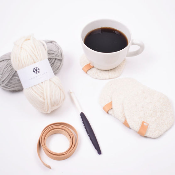 Felted Coffee Coaster
4