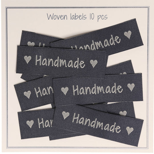10 Labels - Handmade - 5 cm - Go Handmade