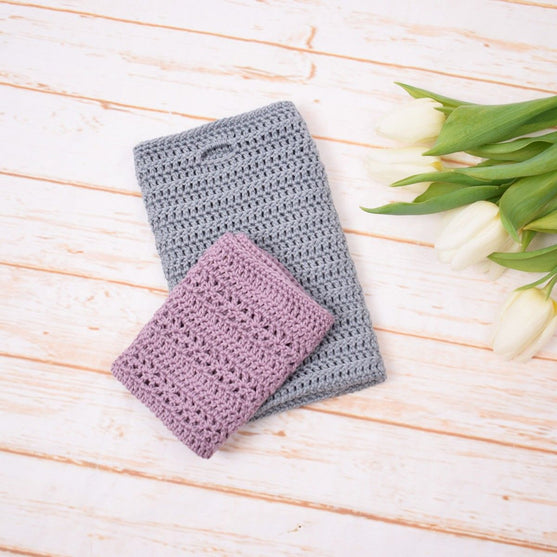 Romantic - Crocheted Kitchen Towel
3