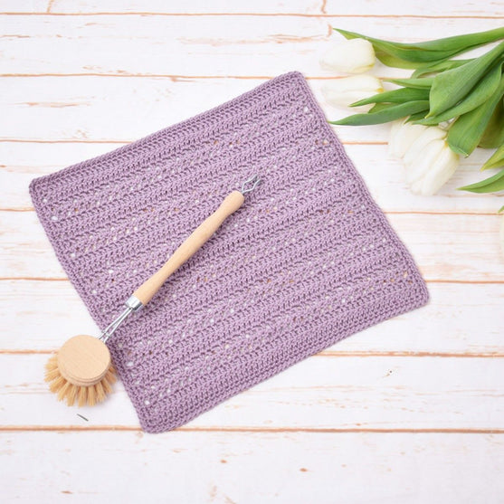 Romantic - Crocheted Kitchen Towel
4