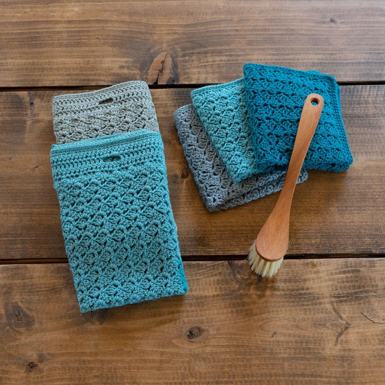 Side by Side - Crocheted Dishcloth
4