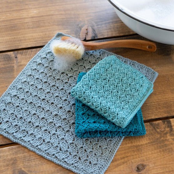 Side by Side - Crocheted Dishcloth
3