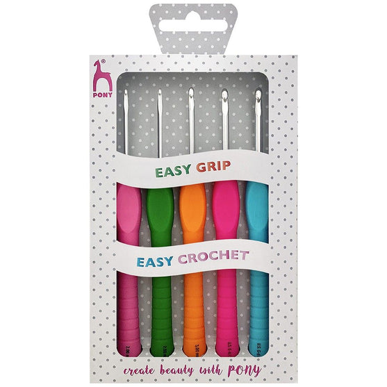 Easy Grip Crochet Hook Set - Pony
1