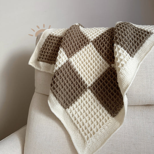 All Checkered Out - Baby Blanket