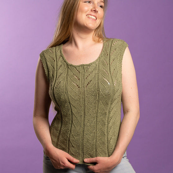 Eva - Summer top in Rainbow Bamboo
1