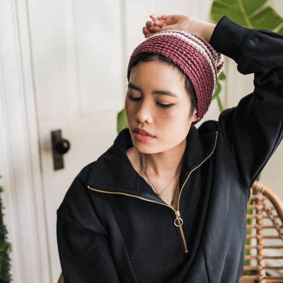 Serene Stripes - Bonnet
2