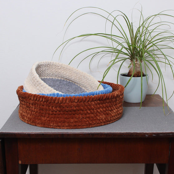 Softside - Baskets with felt base
1
