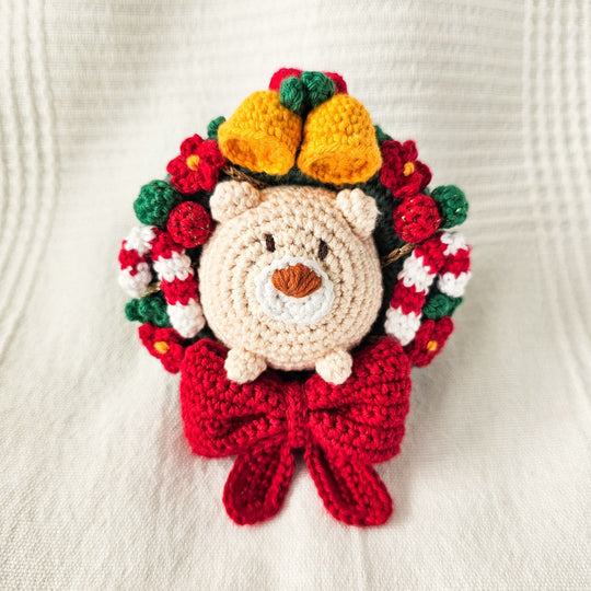 Alfie the Bear - Christmas Wreath