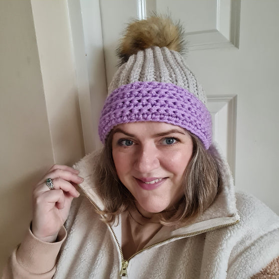 Clean Lines - Adult and Child Hat Set
2