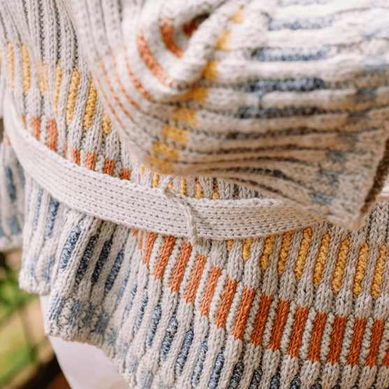 Fusing Cardigan - Gilet Ouvert avec Ceinture à Nouer
7