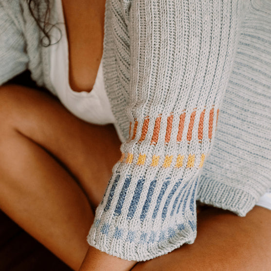 Fusing Cardigan - Gilet Ouvert avec Ceinture à Nouer
8