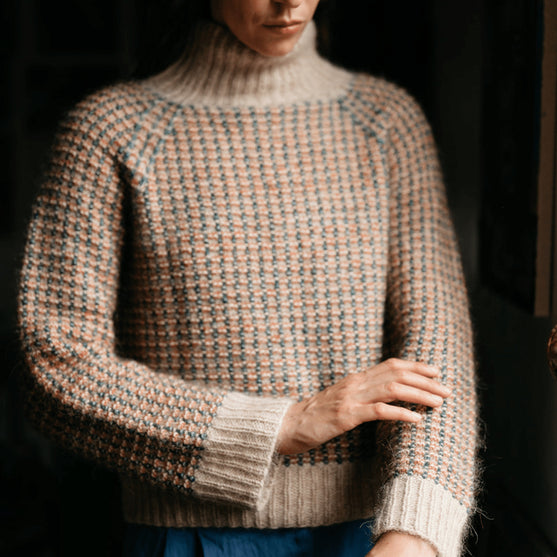 Vintage Tiles - Textured Pullover
6