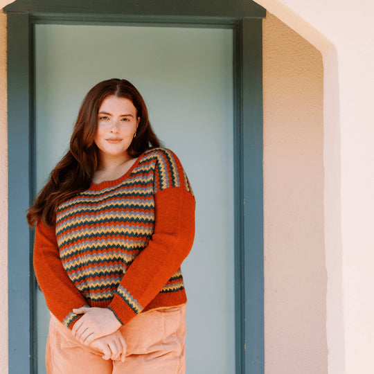 Lurdes - Chevron-Pullover