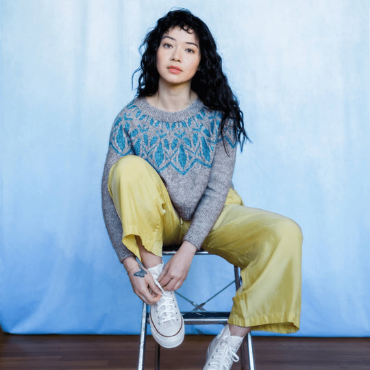 Arima - Farbmuster-Pullover