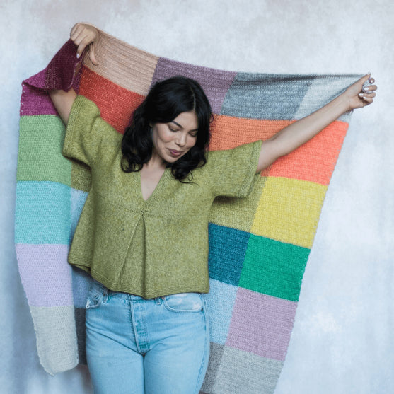 Simultaneous Contrast - Color Block Blanket
4