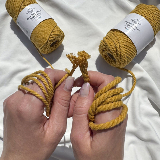Recycled Cotton Rope (3 mm - 0.11 in) - Hobbii
3