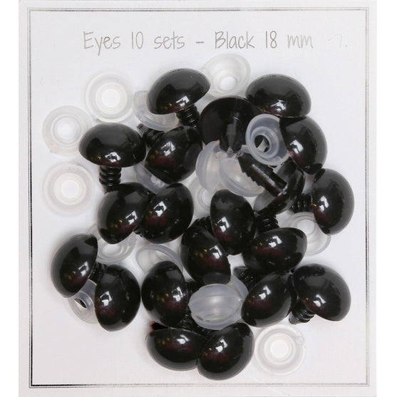 Safety Eyes - 18 mm (0.71 in) - Go Handmade
1
