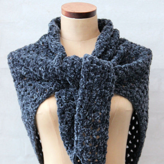 Granny Shawl Boheme Velvet "Double"