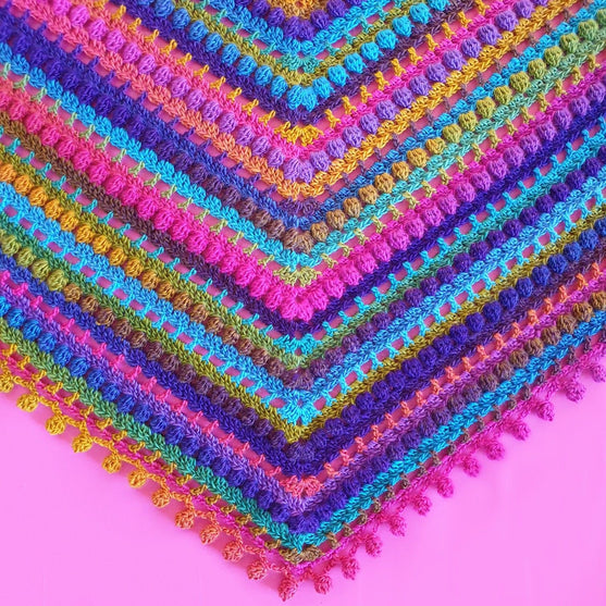 Châle Pompom
4