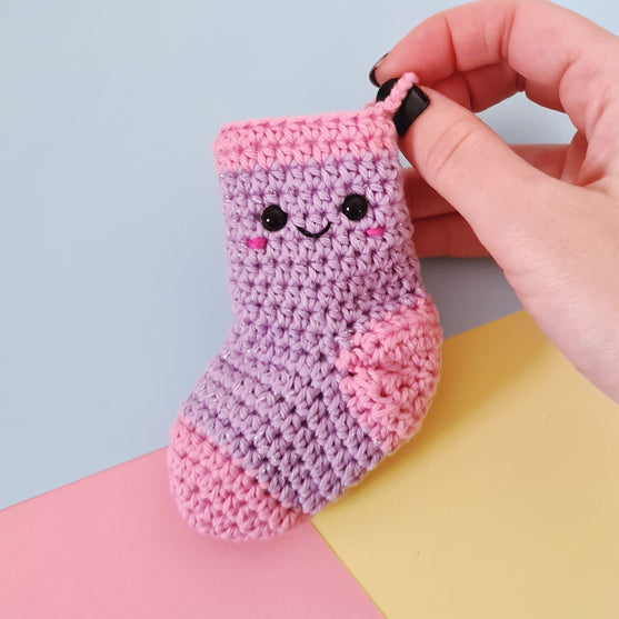 Kawaii Christmas Stocking - Ornament
3