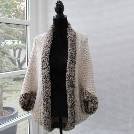 Tricoté Veste châle
3