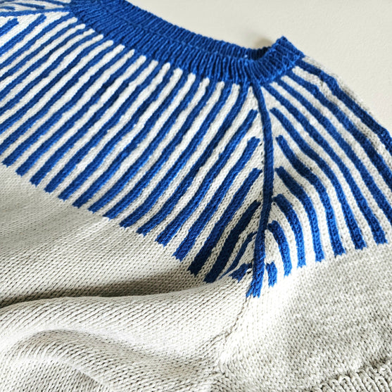 Blå Linjer – T-shirt
4