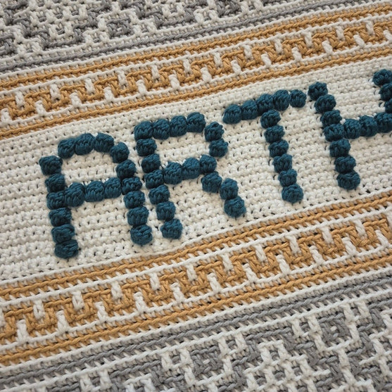 Lullaby Name Mosaic - Couverture Bébé Personnalisée
6