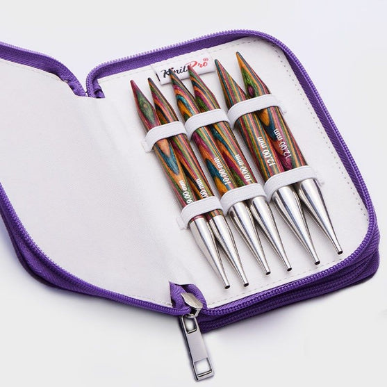 Jeu d'aiguilles circulaires interchangeables Symfonie Chunky - KnitPro
2