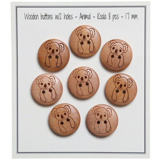 Boutons animaux - 17 mm - Go Handmade
6