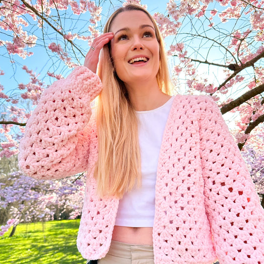 Hexi Honey Bunny Solid - Cardigan