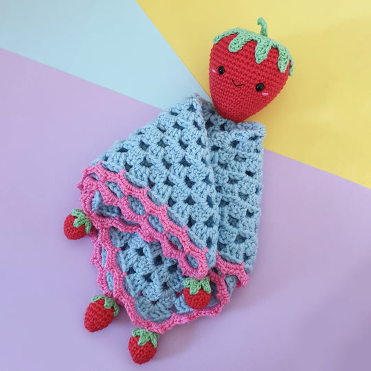 Kawaii Aardbei - Knuffeldoekje