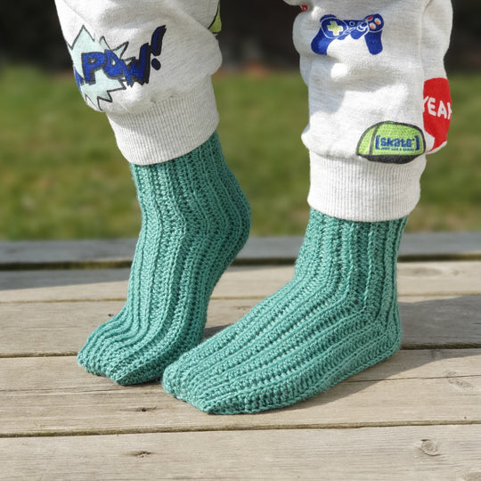 Easy Breezy Ribbing Socks - For children