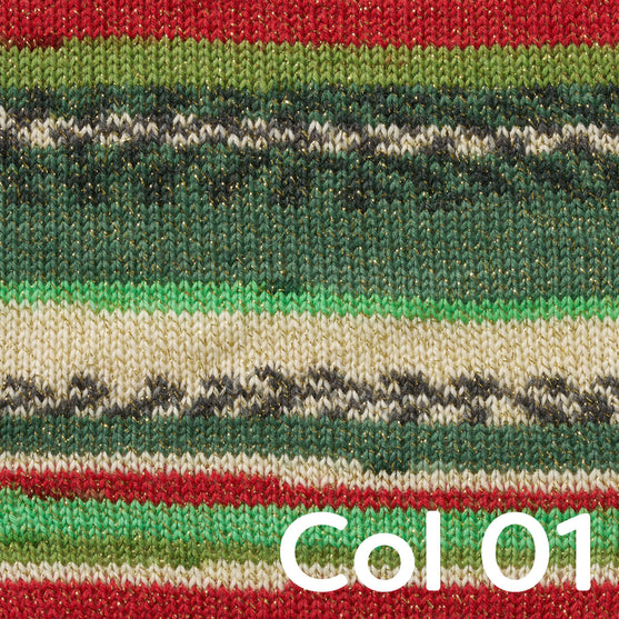 Christmas Sock Wool Glitter (Édition limitée) - Hobbii
2