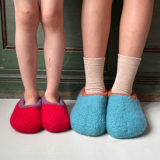 Uldfutter - Chaussons feutrés pour enfants
5