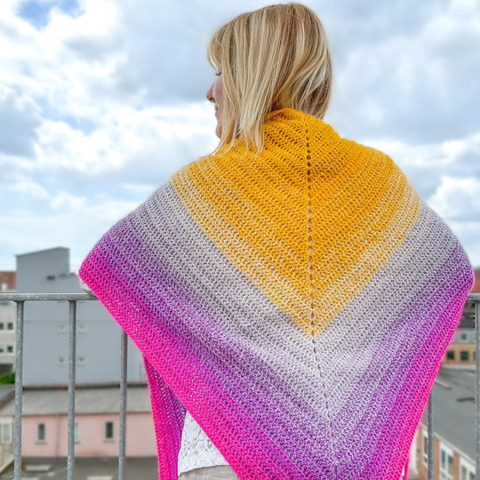 Simple Lines Alpaca - Shawl
