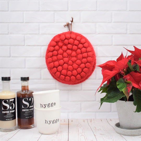 Christmas Pot holders with Bubbles