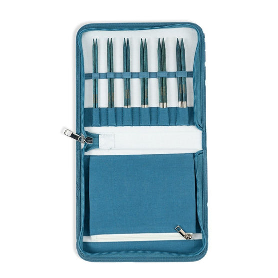 Set d'aiguilles circulaires interchangeables Betula Essential - Cerulean - Hobbii
9