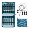 Set d'aiguilles circulaires interchangeables Betula Deluxe - Cerulean - Hobbii
1