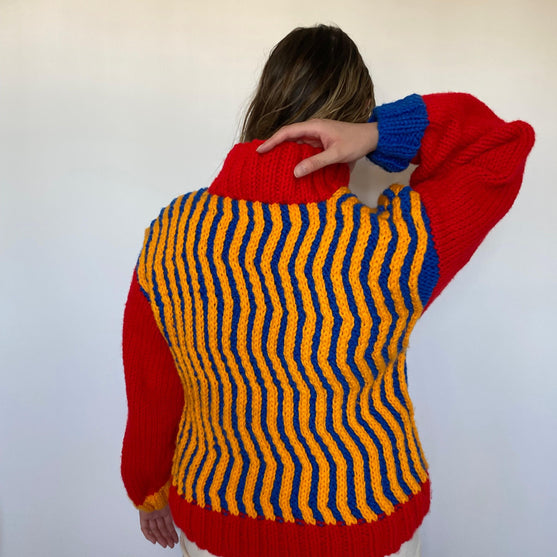 Big Zig - Cable knit sweater
6