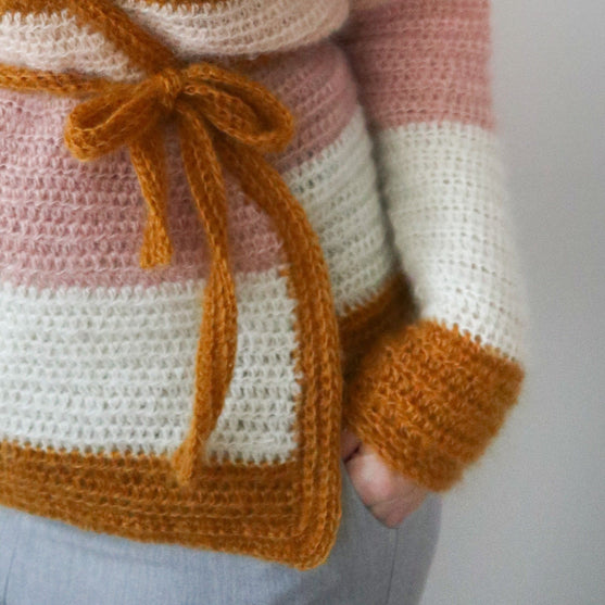 Cherry Blossom - Wrap cardigan
5