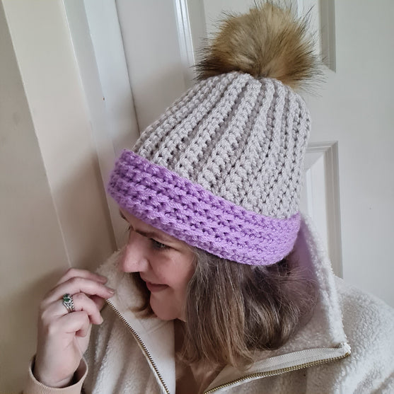 Clean Lines - Adult and Child Hat Set
3