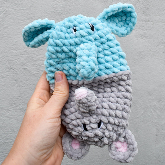 Elephant and Mouse - Reversible Toy
1