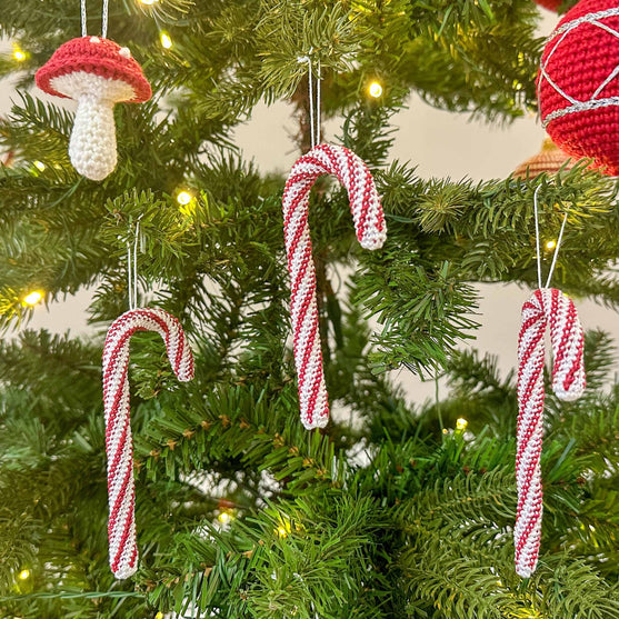 Les cannes en sucre - Décoration de Noël
1